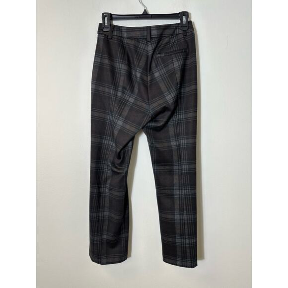 Drew MidRise Plaid Pleated Pants Sz 4 - Picture 3 of 3